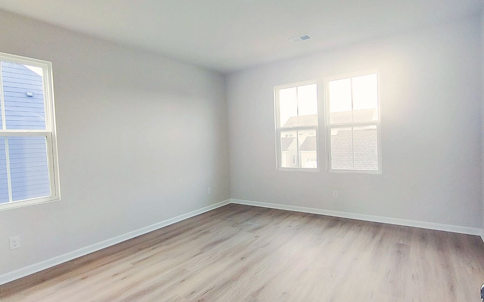 The primary bedroom of the Sage on homesite 223 at Nexton.