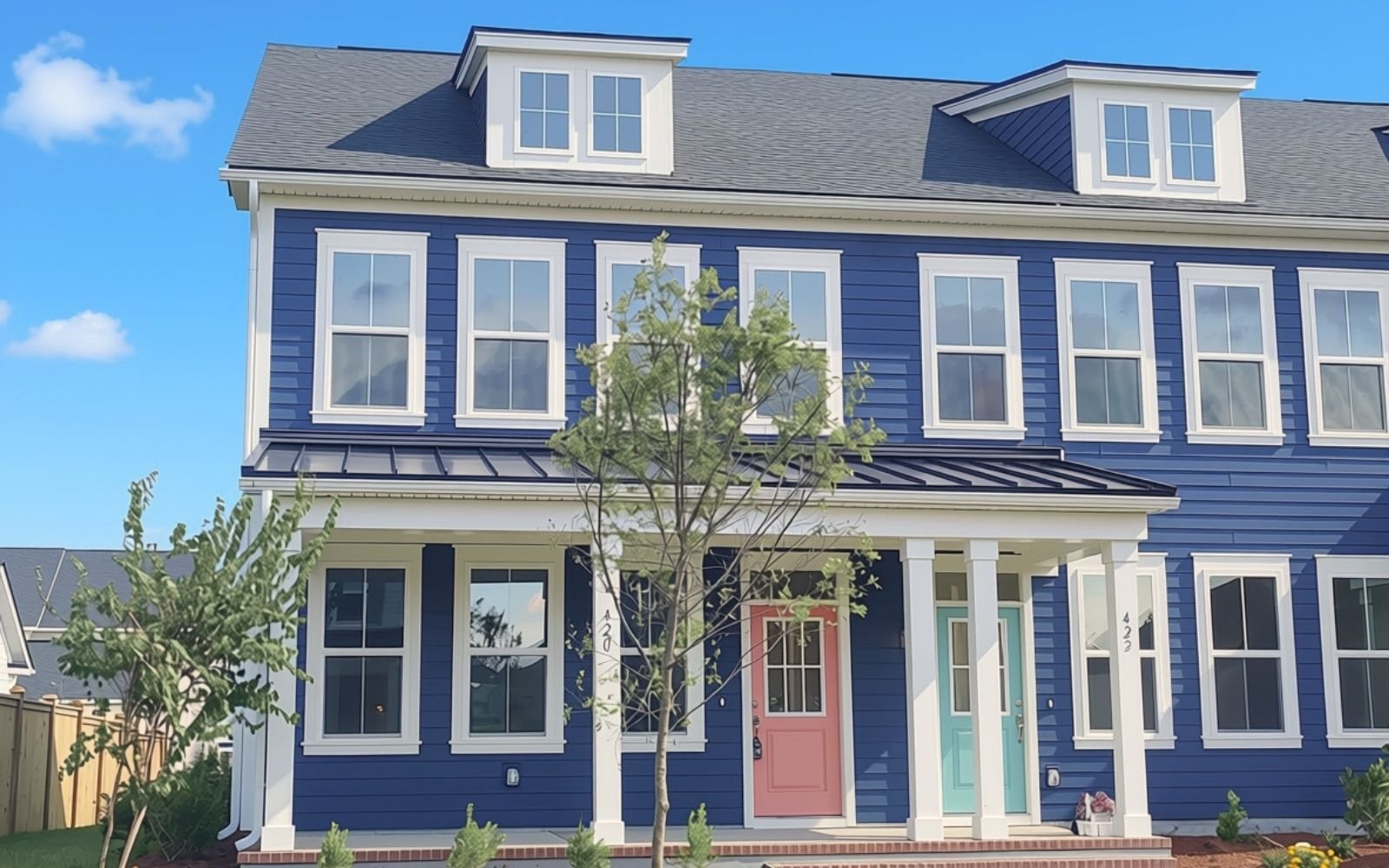 The exterior of the Sage on homesite 226 by Brookfield Residential at Nexton.
