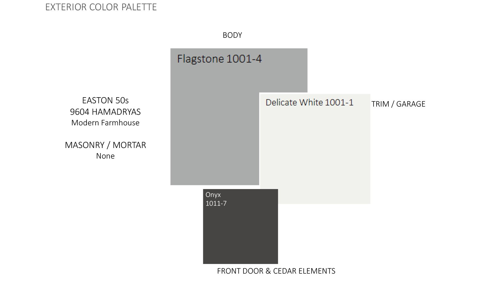 9604 Hamadryas Exterior Colors