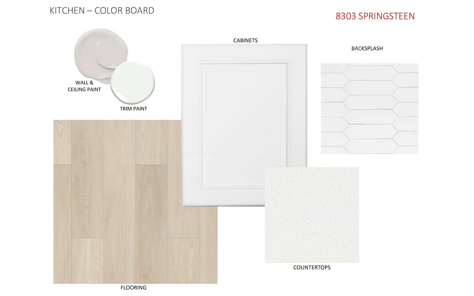 8303 Springsteen Dr Color Board 1