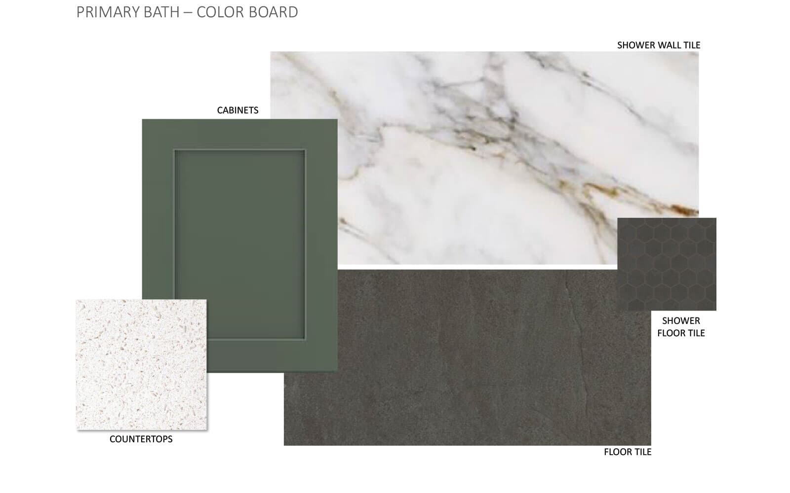 7106 Woodford Way Color Board 