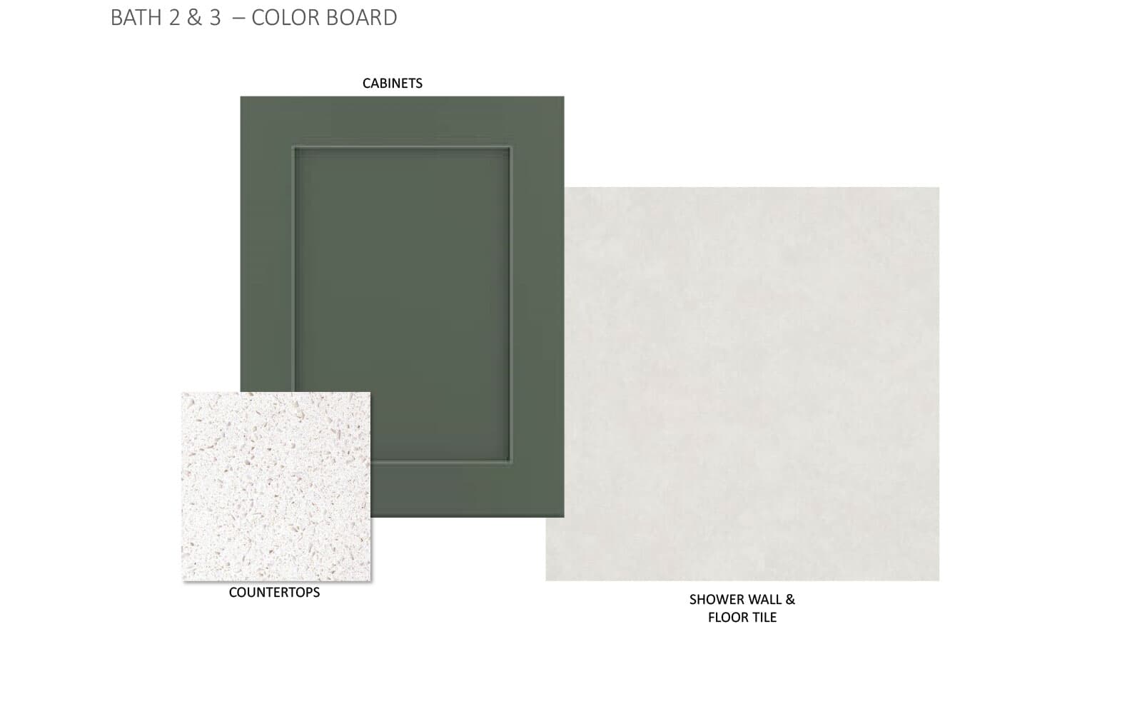 7106 Woodford Way Color Board 