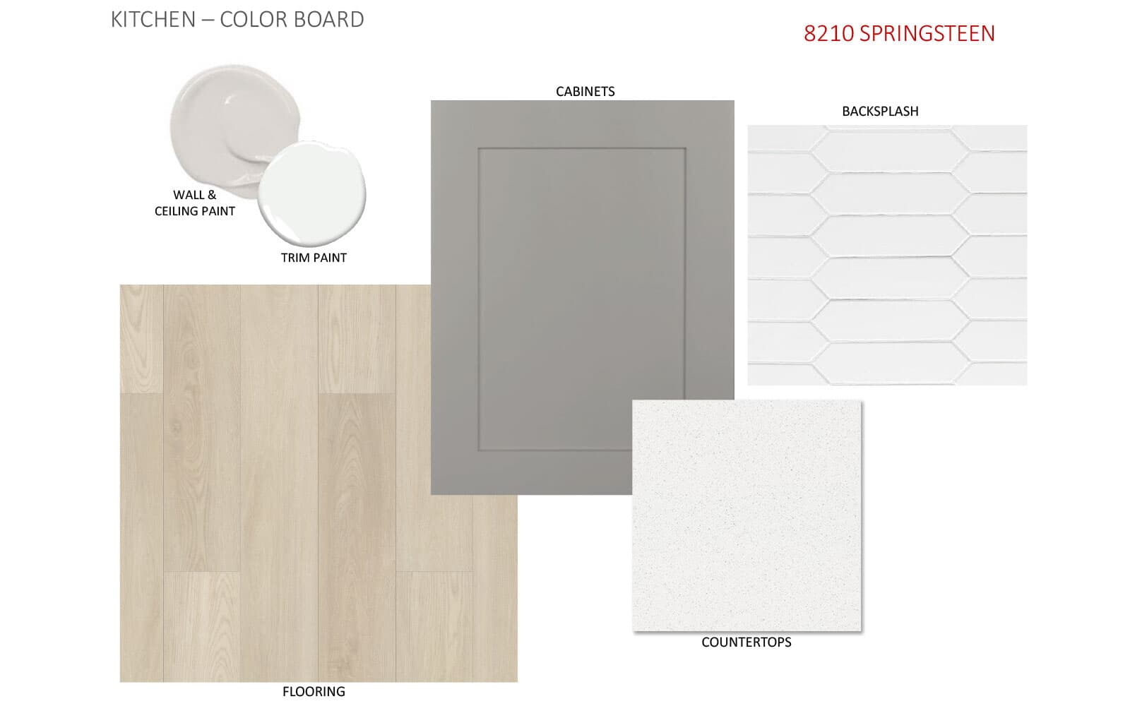 8210 Springsteen Dr Color Board