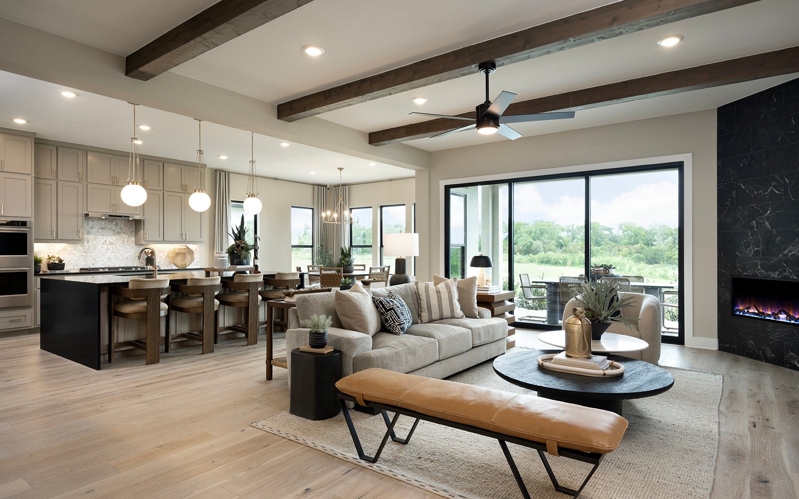 Champlain Living Room and Kitchen