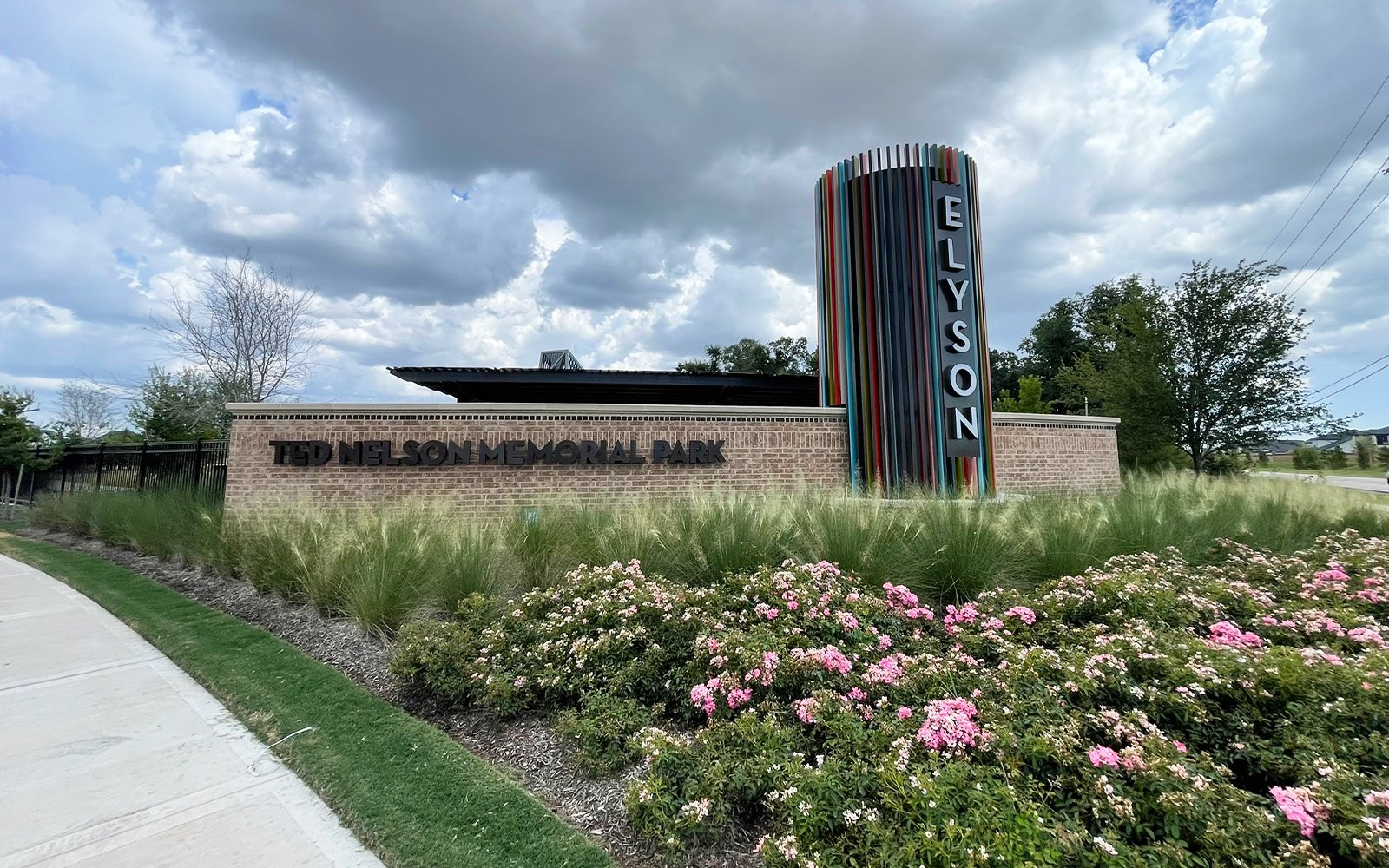 Ted Nelson Memorial Park Sign