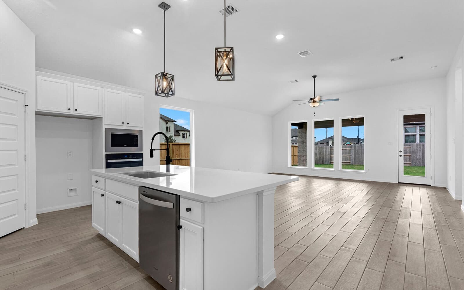 Bryn Kitchen and Living Room