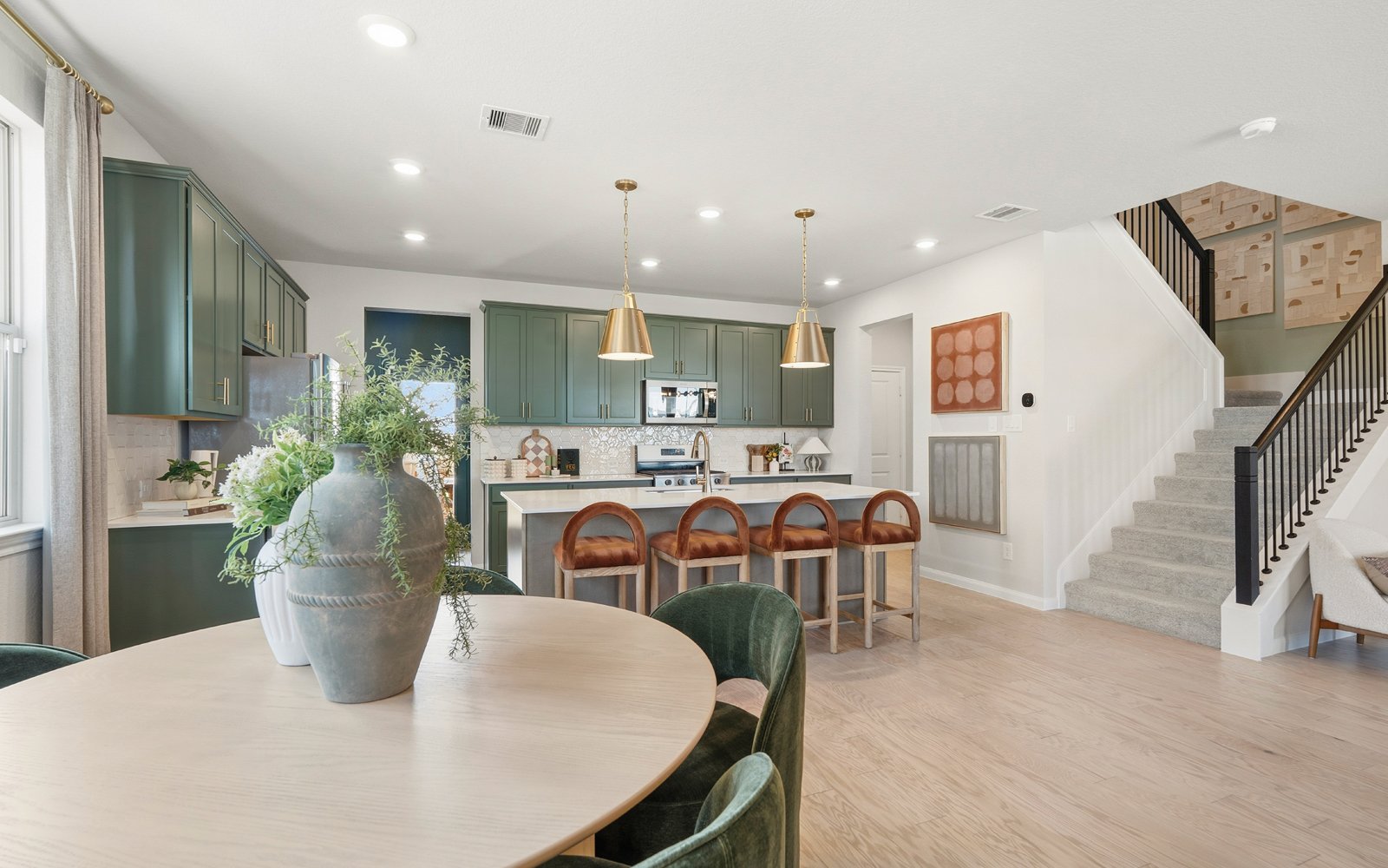 22611 Flintrock Hvn Ln Dining Room and Kitchen