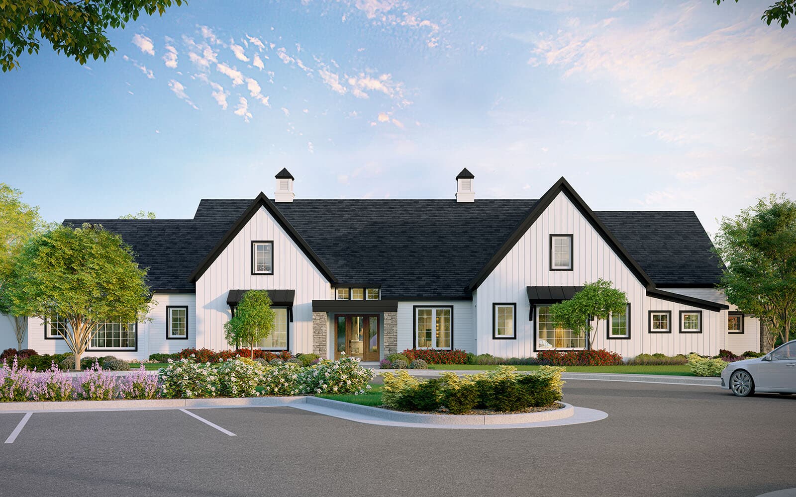 The clubhouse at Hiatt Pointe at Snowden Bridge.