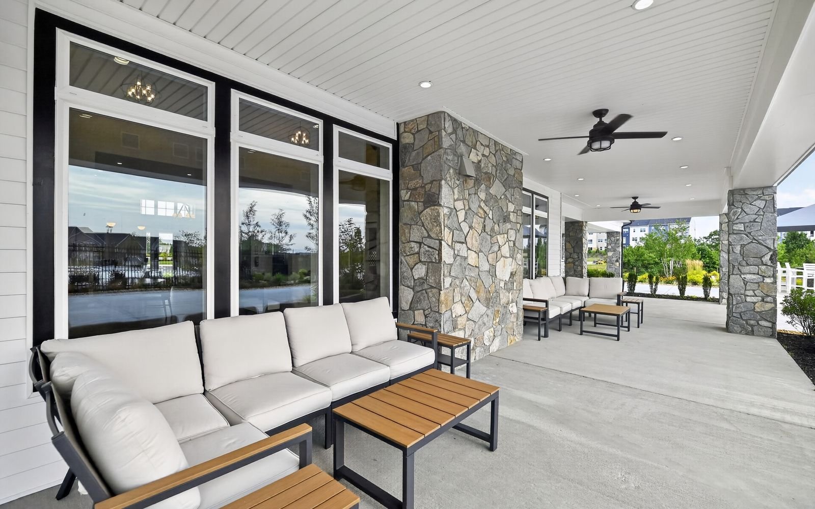 The exclusive 55+ clubhouse at Hiatt Pointe at Snowden Bridge.