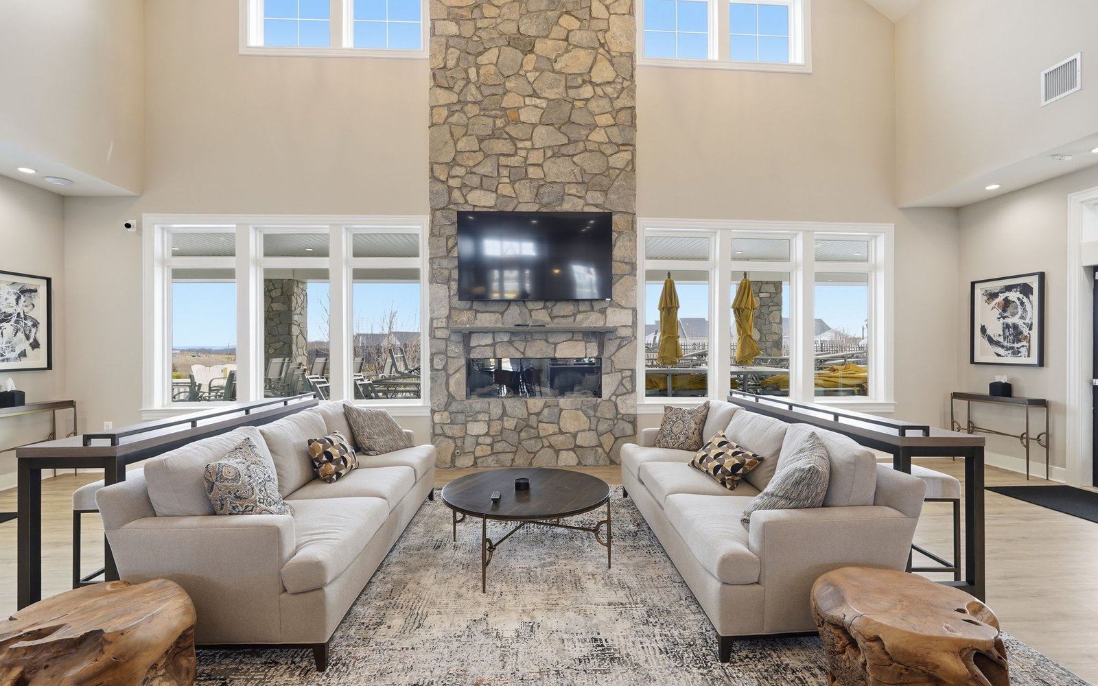 The 55+ community clubhouse at Hiatt Pointe at Snowden Bridge.