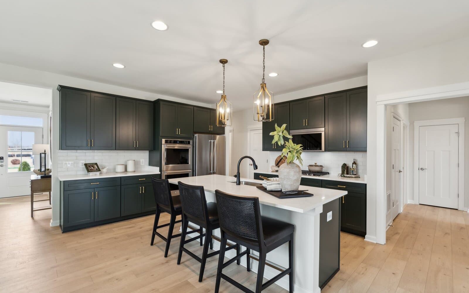 The kitchen of the Hemingway by Brookfield Residential.