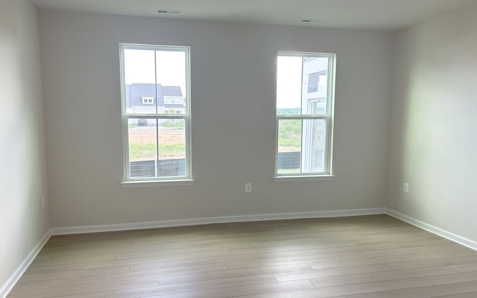 The primary bedroom of the Hemingway on homesite 2103 at Hiatt Pointe at Snowden Bridge.