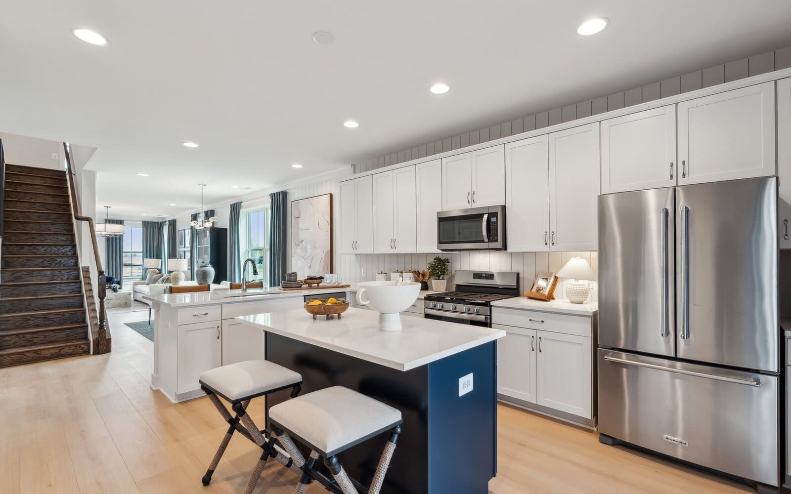 The kitchen of the Northgate by Brookfield Residential.