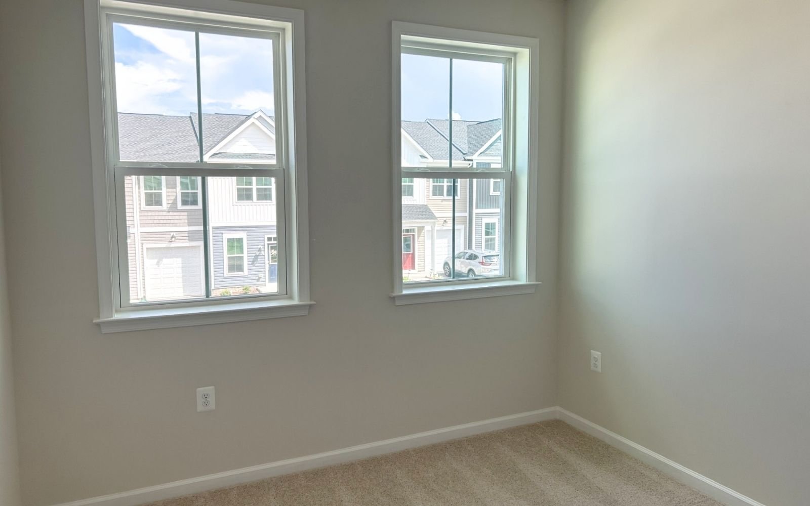 A secondary bedroom of the Northgate on homesite 1103 at Hiatt Pointe at Snowden Bridge.