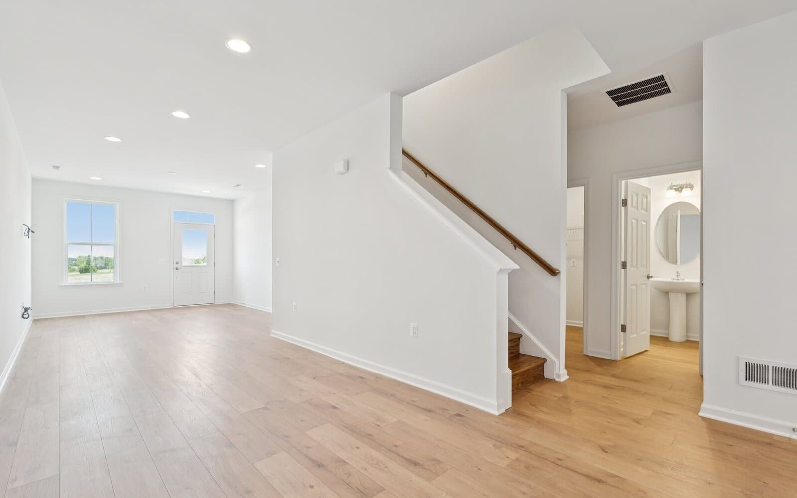 The dining area of the Northgate by Brookfield Residential on homesite 1002 at Hiatt Pointe at Snowden Bridge.