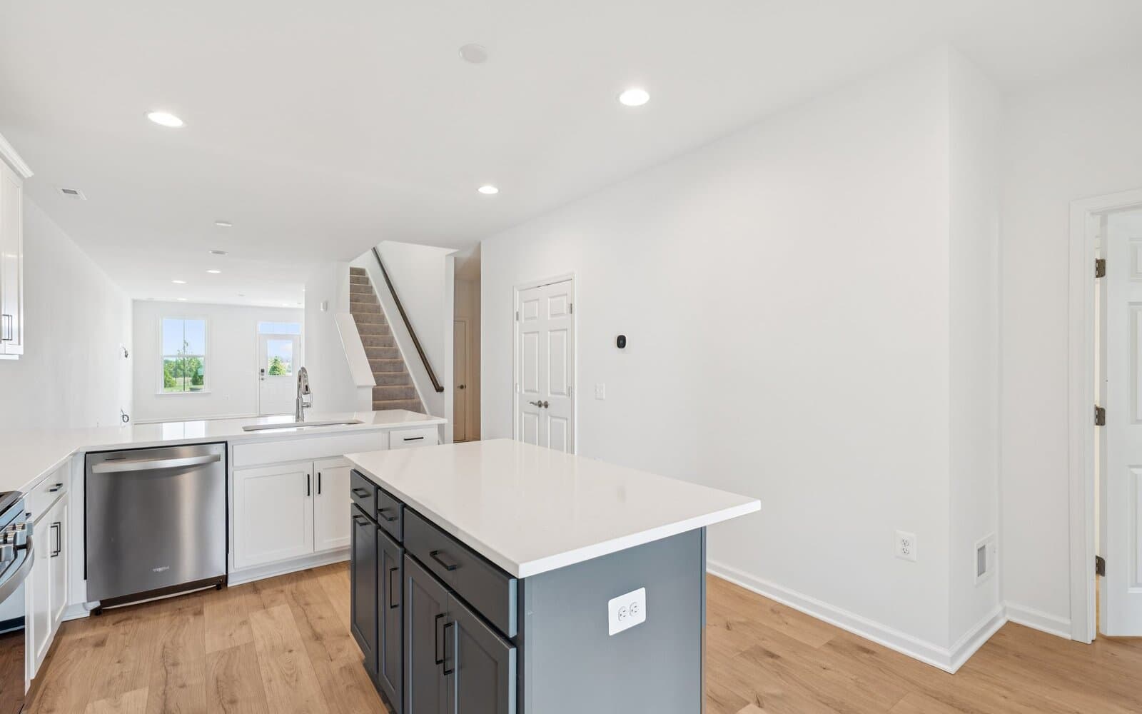 The kitchen of the Northgate on Homesite 1003 by Brookfield Residential at Hiatt Pointe at Snowden Bridge.