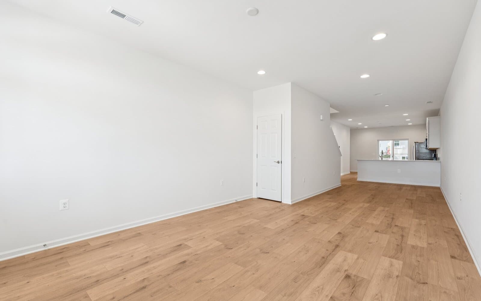 The living room of the Northgate on Homesite 1003 by Brookfield Residential at Hiatt Pointe at Snowden Bridge.