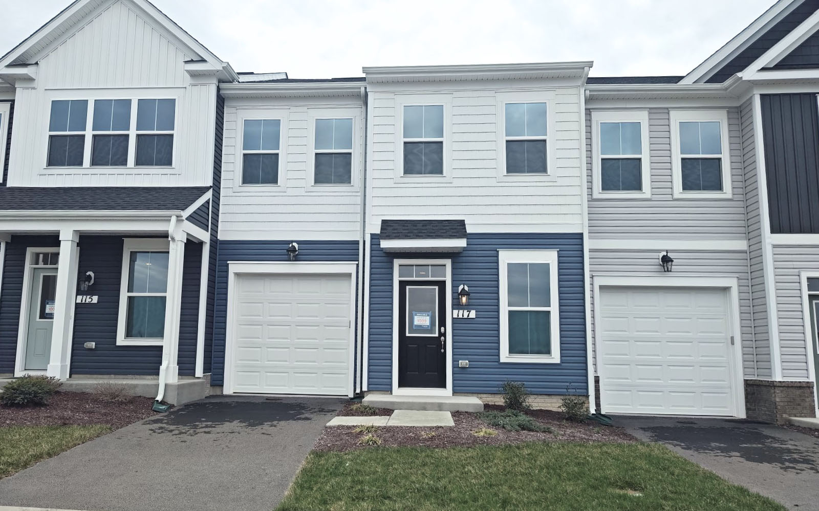The exterior of the Northgate on homesite 1009 at Hiatt Pointe at Snowden Bridge.