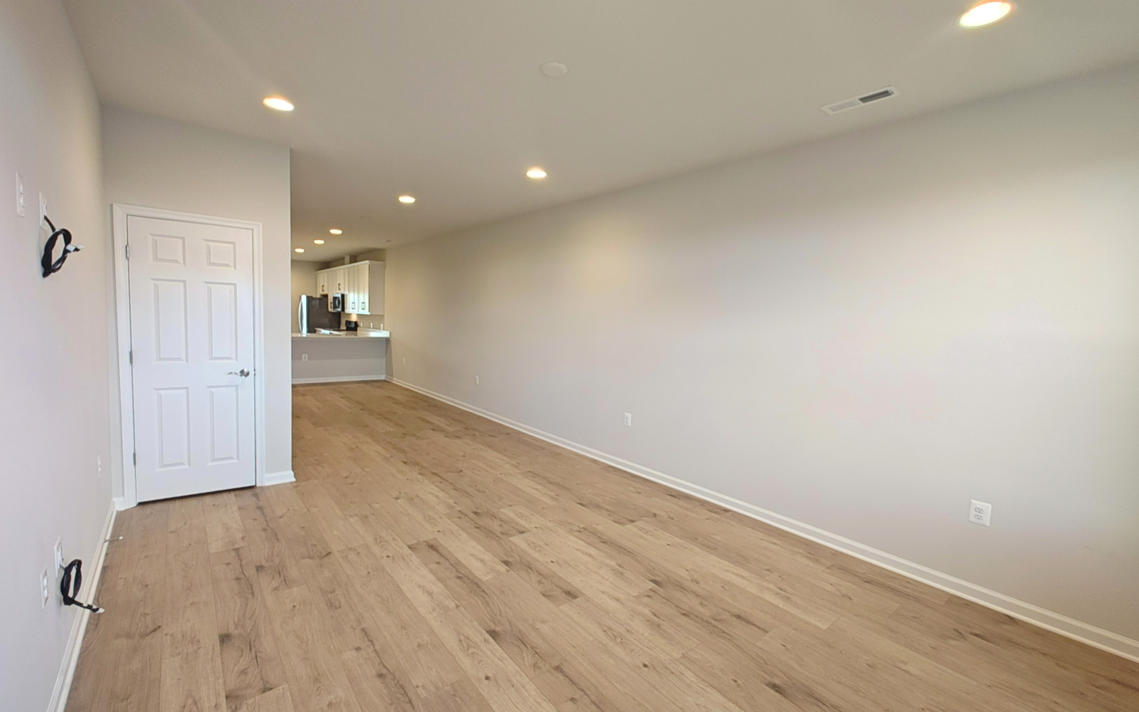 The living room of the Northgate on homesite 1009 at Hiatt Pointe at Snowden Bridge.