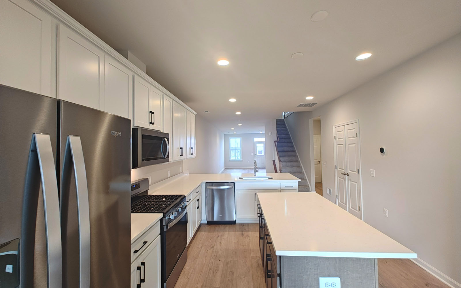 The kitchen of the Northgate on homesite 1009 at Hiatt Pointe at Snowden Bridge.