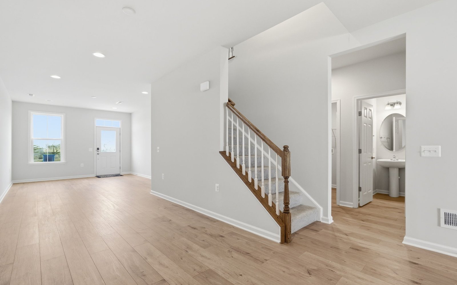The main level of the Northgate on homesite 1009 at Hiatt Pointe at Snowden Bridge.