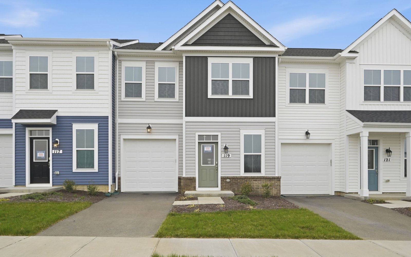 The exterior of the Northgate on homesite 1010 at Hiatt Pointe at Snowden Bridge.