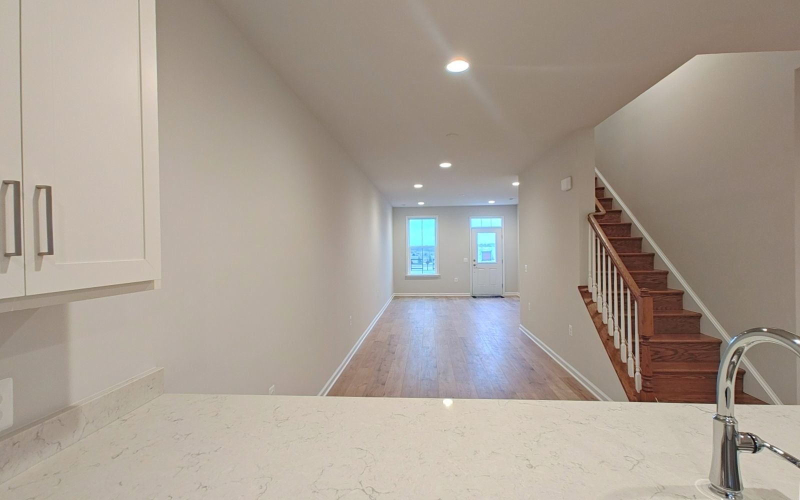 The family room of the Northgate on homesite 1010 at Hiatt Pointe at Snowden Bridge.
