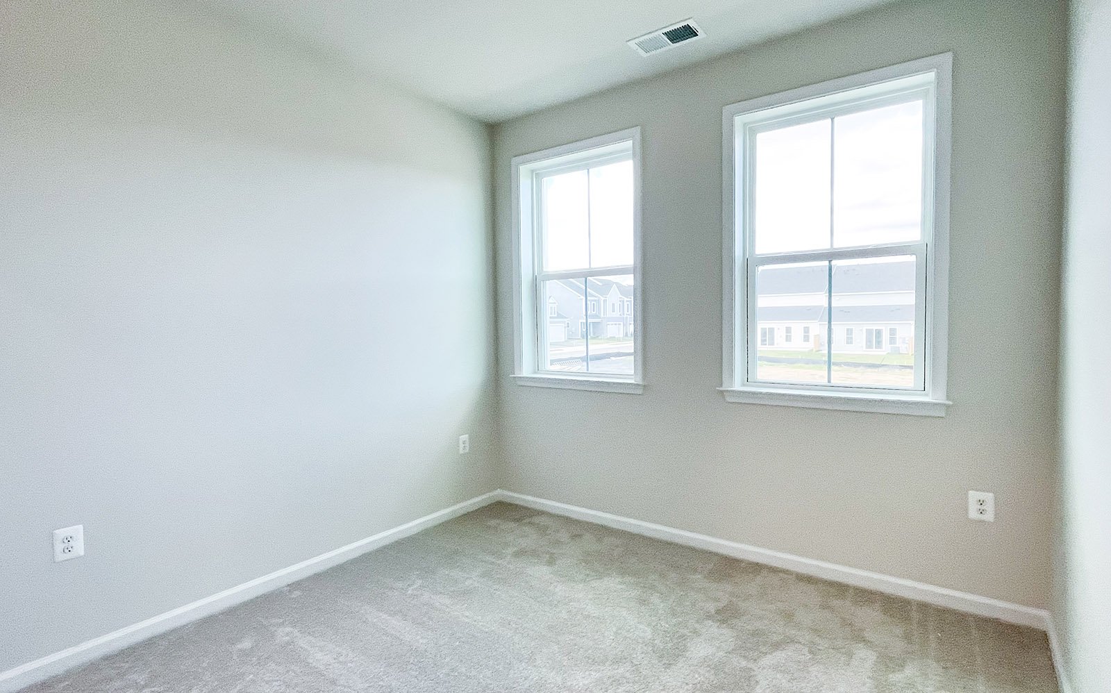 A secondary bedroom of the Northgate on homesite 1011. 