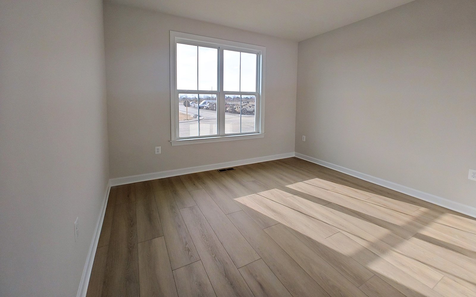 A secondary bedroom of the Rembrandt on homesite 2087.