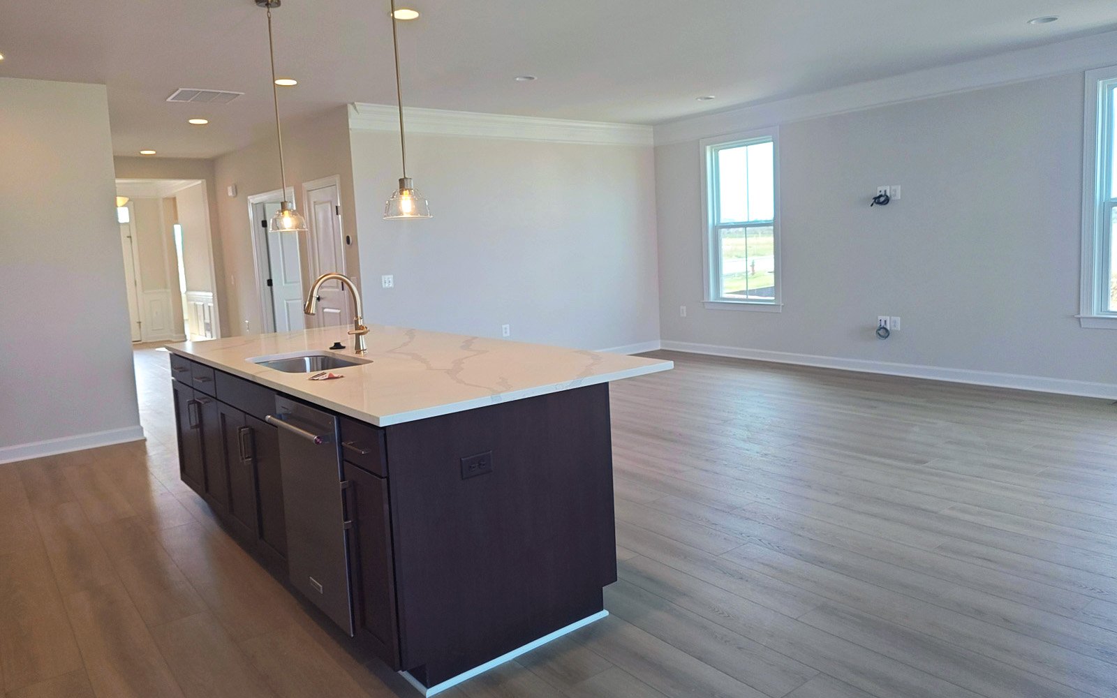 The main level of the Rembrandt on homesite 2087.