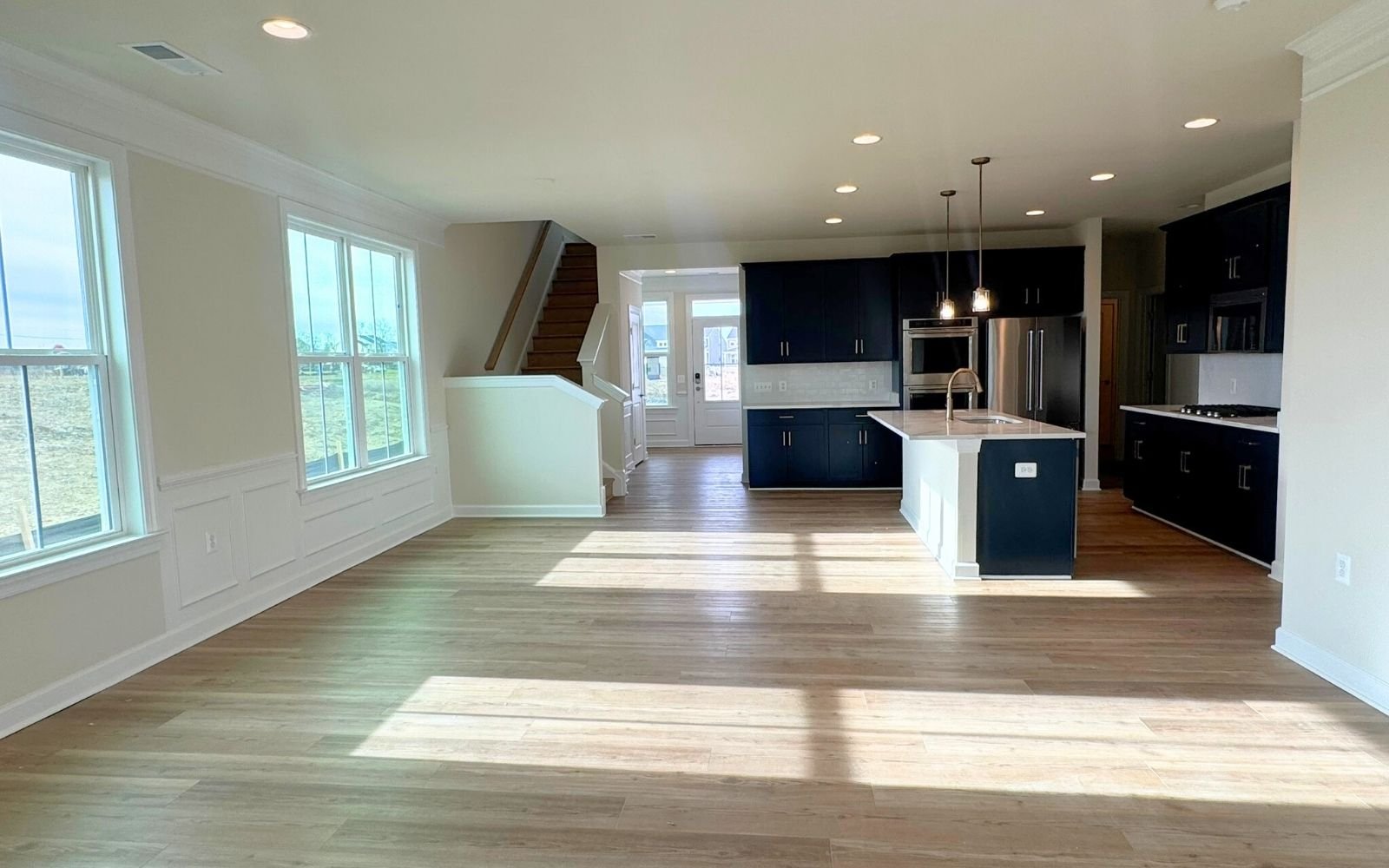 The main level of the Hemingway on homesite 2110 at Hiatt Pointe at Snowden Bridge.