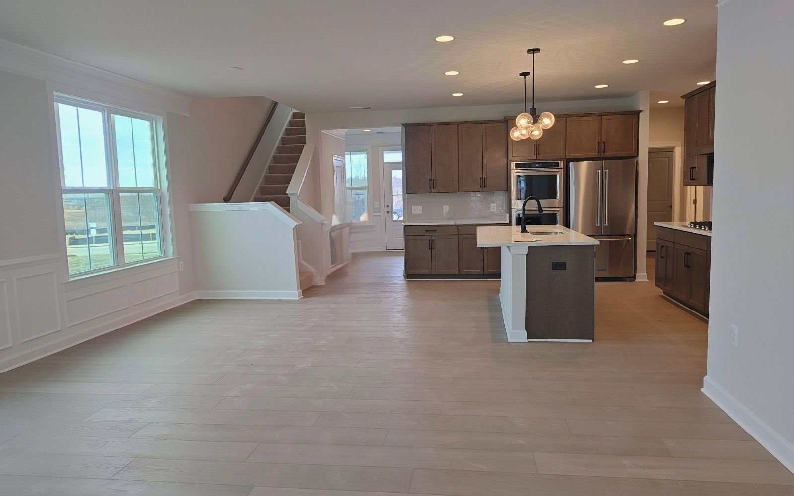 The main level of the Hemingway on homesite 2118 at Hiatt Pointe at Snowden Bridge.