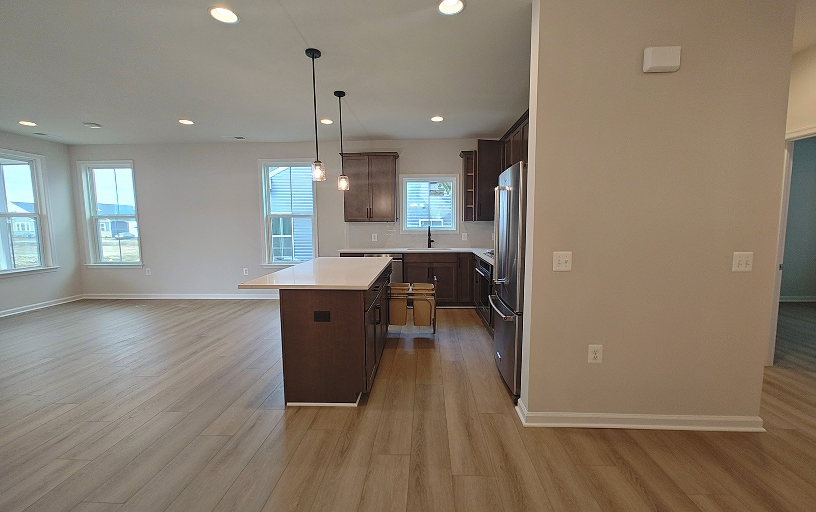 The kitchen of the Fitzgerald on homesite 2120.