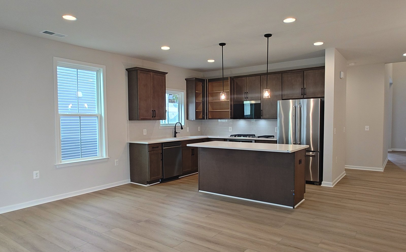 The kitchen of the Fitzgerald on homesite 2120.