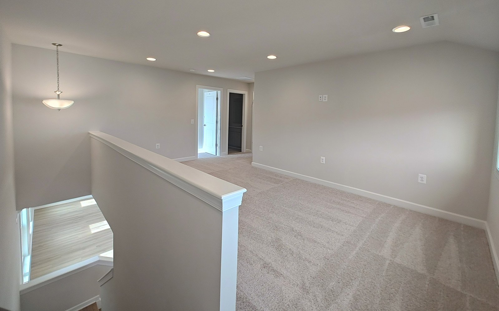 The loft of the Hemingway garden home on homesite 2121.