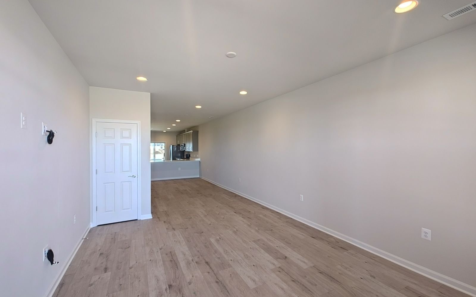 The living room of the Northgate on homesite 1008 at Hiatt Pointe at Snowden Bridge.