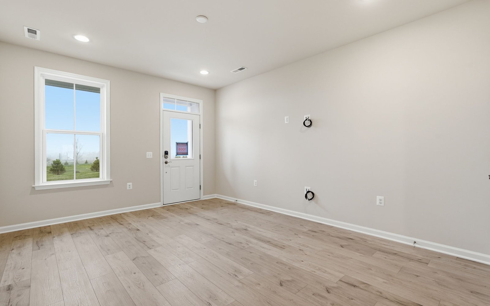 The living room in the Northgate on homesite 1008 at Hiatt Pointe at Snowden Bridge.
