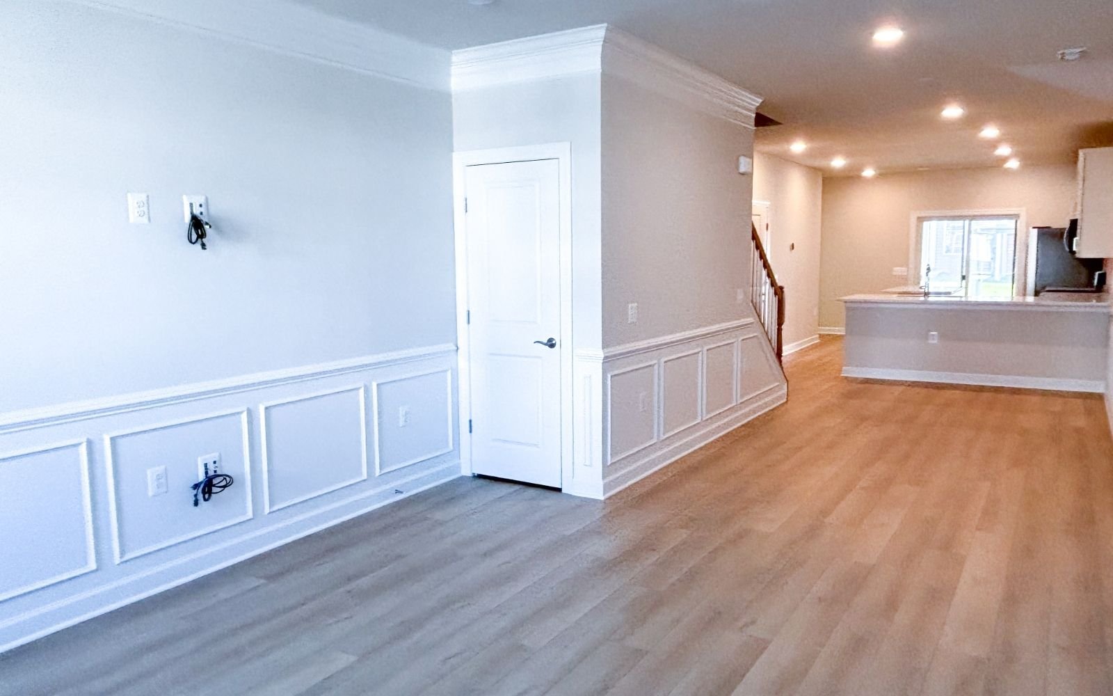 The family room of the Northgate on homesite 1105 at Hiatt Pointe at Snowden Bridge.