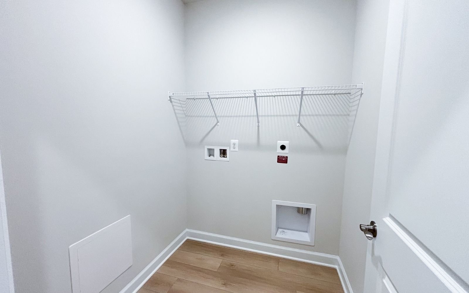The laundry in the Northgate on homesite 1105 at Hiatt Pointe at Snowden Bridge.