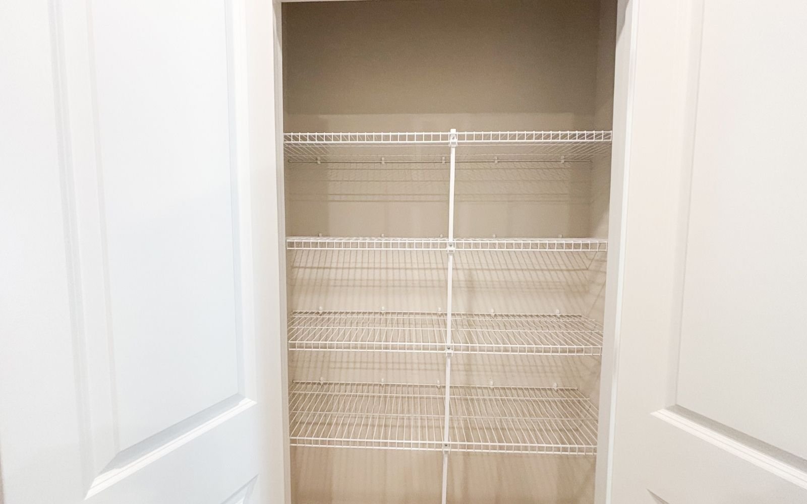 The pantry in the Northgate on homesite 1105 at Hiatt Pointe at Snowden Bridge.