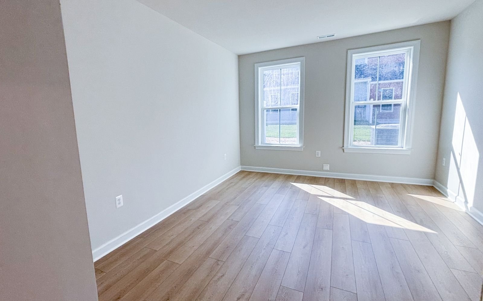The primary bedroom of the Northgate on homesite 1105 at Hiatt Pointe at Snowden Bridge.