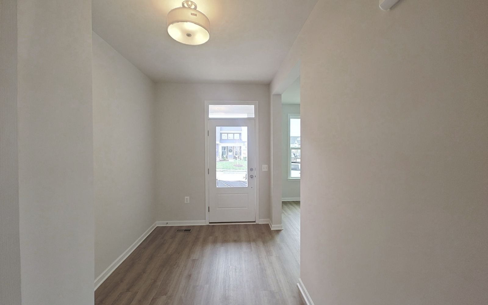 The foyer of the Rockwell on homesite 2127 at Hiatt Pointe at Snowden Bridge.