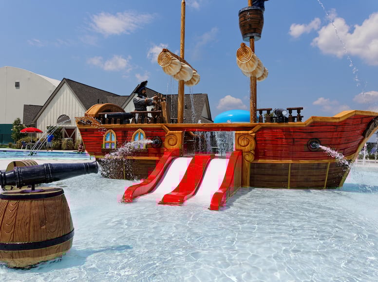 Snowden Bridge pirate splash park