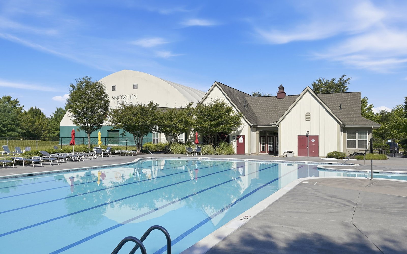 The swimming pool at Snowden Bridge.