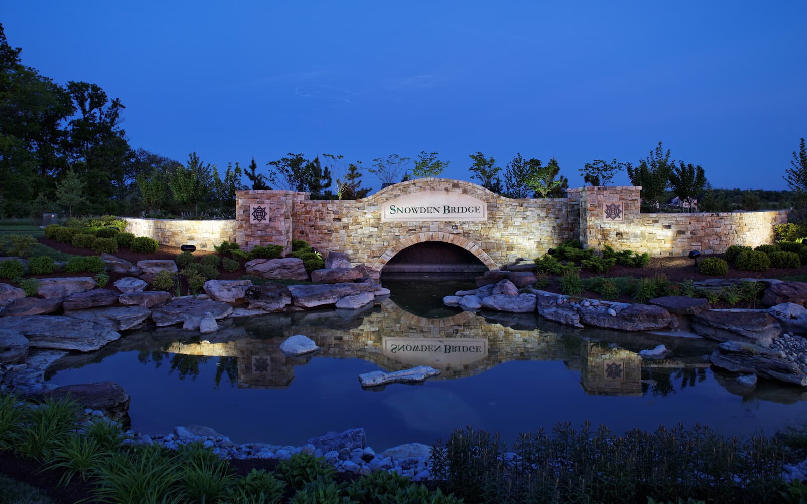 The entry of Snowden Bridge in Stephenson VA