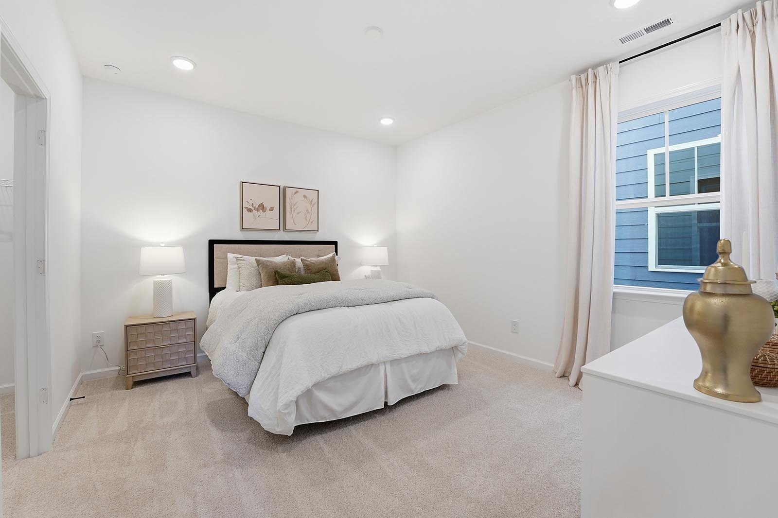 A representation of the secondary bedroom in the Grayson.