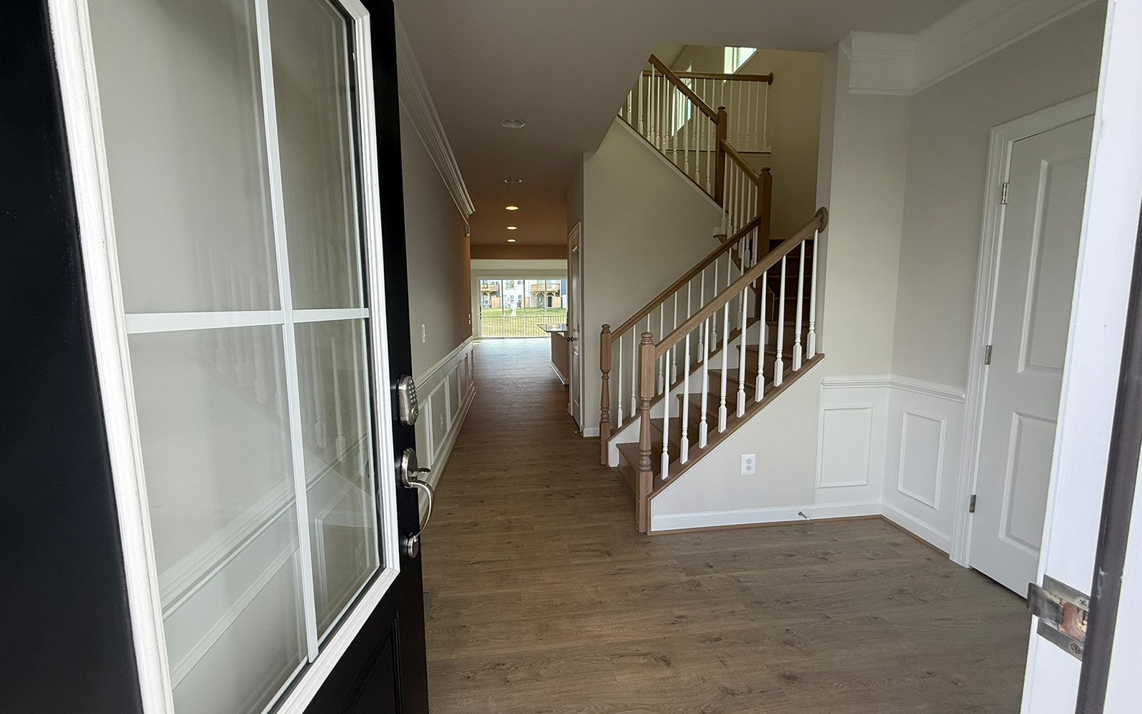The foyer in the Denison on homesite 2368 at Snowden Bridge.
