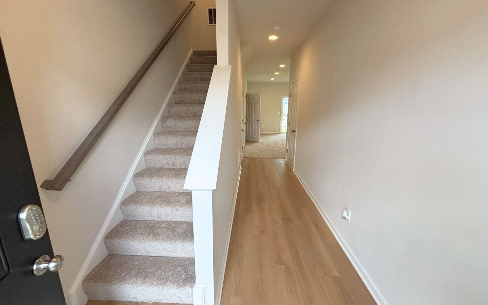 The foyer of the Skyline on homesite 2146 at Snowden Bridge.