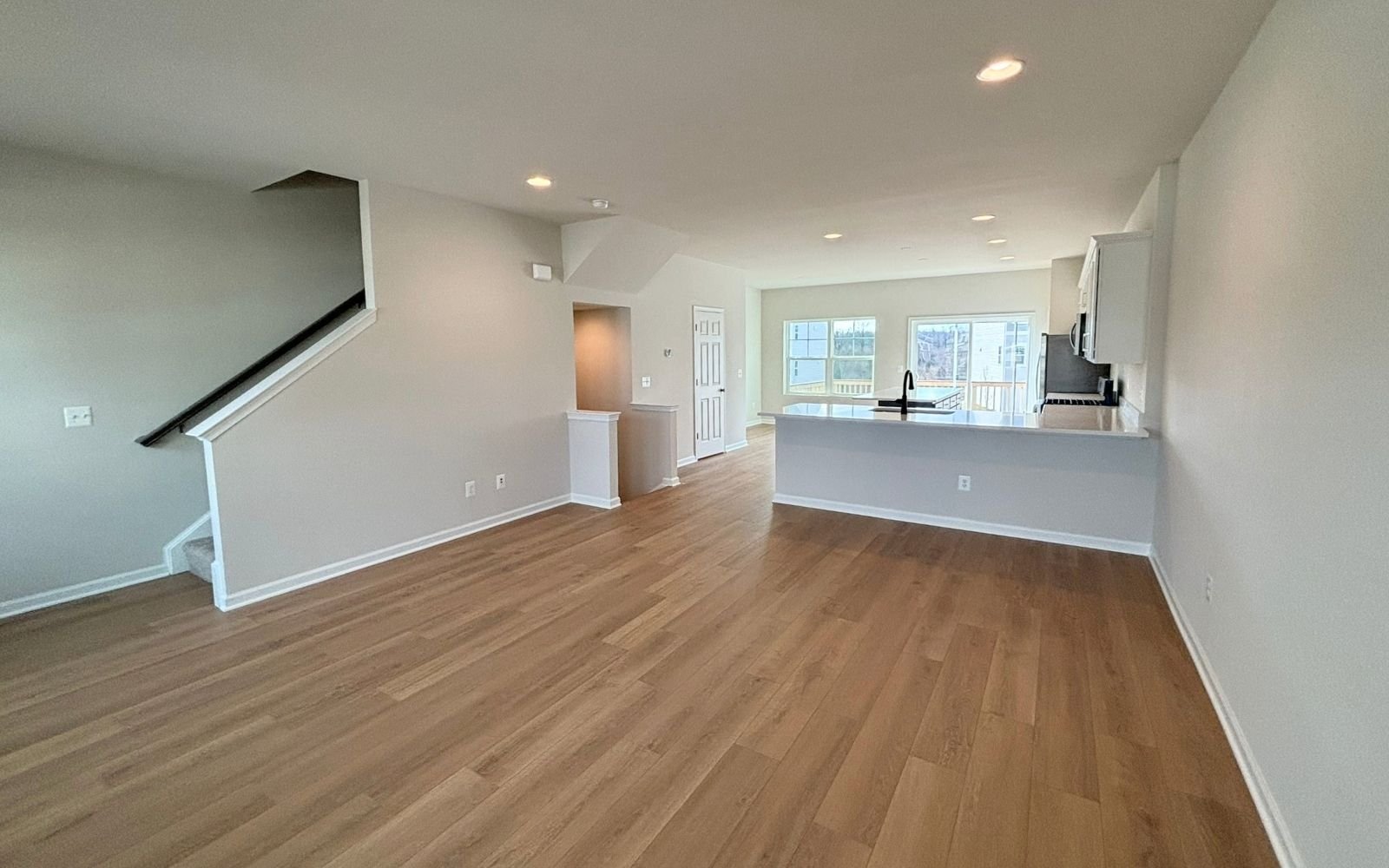 The main level of the Skyline on homesite 2146 at Snowden Bridge.