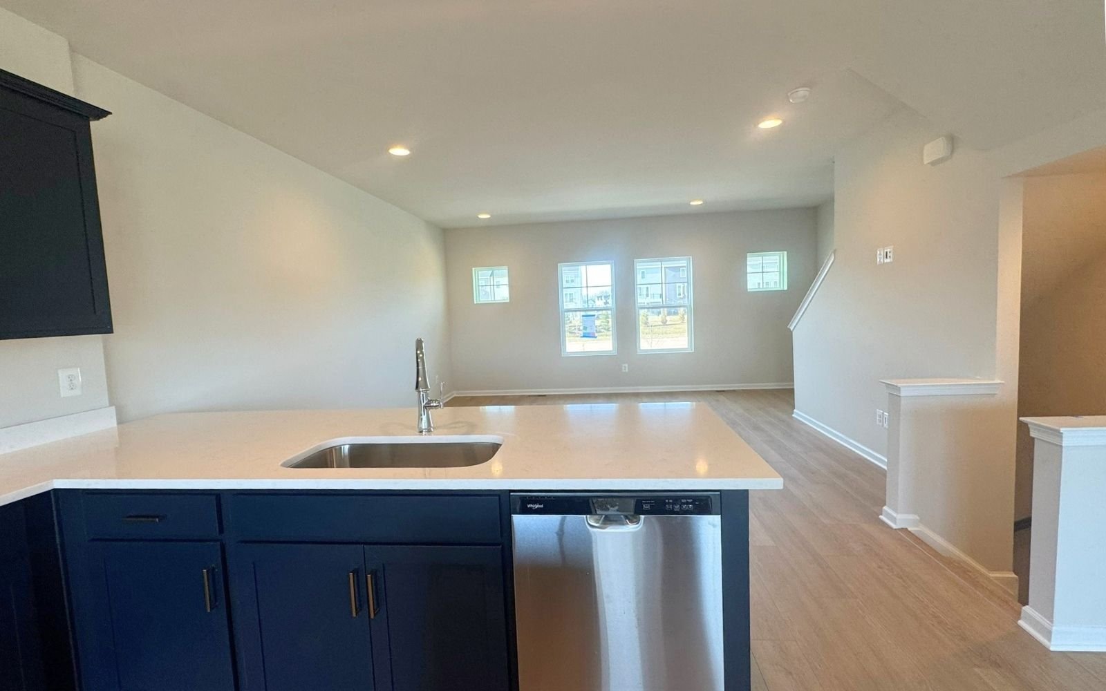 The main level of the Skyline on homesite 2153 at Snowden Bridge.